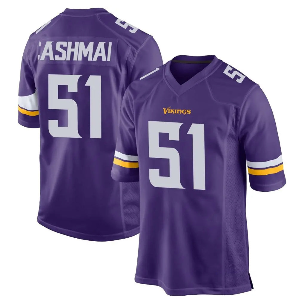 Punc MN.Vikings #51 Blake Cashman Player Purple Home Game Stitched Jerseys
