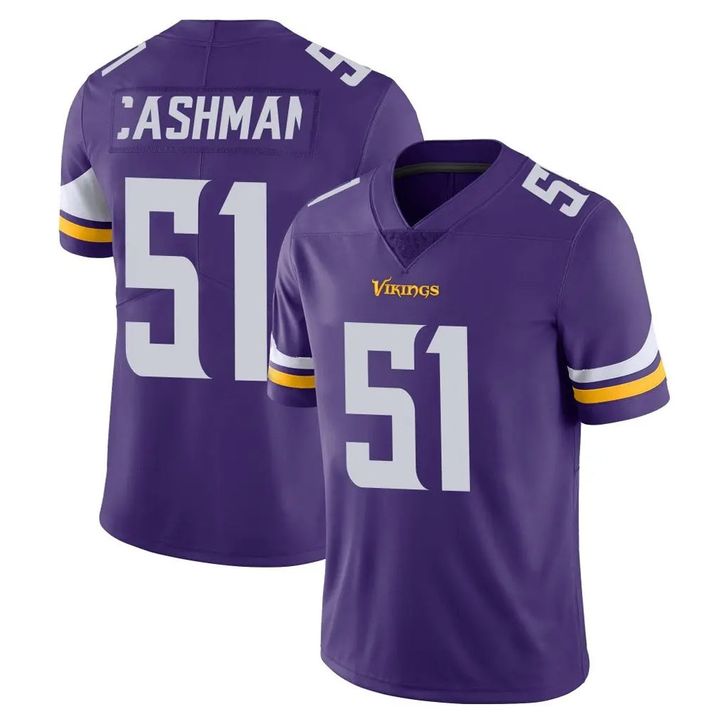 Punc MN.Vikings #51 Blake Cashman Player Purple Limited Vapor Untouchable Home Game Stitched Jerseys