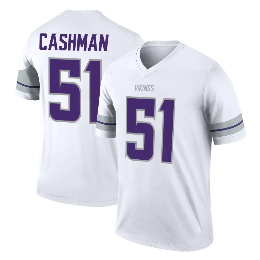 Punc MN.Vikings #51 Blake Cashman Player White Alternate Legend Home Game Stitched Jerseys