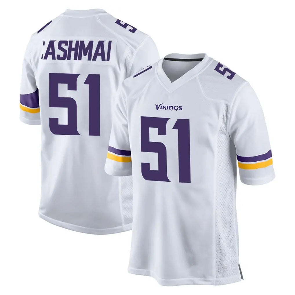 Punc MN.Vikings #51 Blake Cashman Player White Home Game Stitched Jerseys