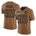 Punc MN.Vikings #55 Eric Wilson Player Brown Salute To Service Limited Stitched Jerseys