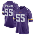 Punc MN.Vikings #55 Eric Wilson Player Purple Home Game Stitched Jerseys