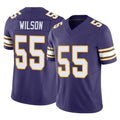 Punc MN.Vikings #55 Eric Wilson Player Purple Limited Classic Vapor F.U.S.E. Home Game Stitched Jerseys