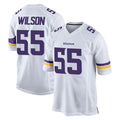 Punc MN.Vikings #55 Eric Wilson Player White Home Game Stitched Jerseys
