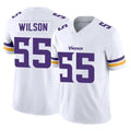 Punc MN.Vikings #55 Eric Wilson Player White Limited Vapor F.U.S.E. Home Game Stitched Jerseys