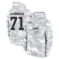 Punc MN.Vikings #71 Christian Darrisaw Player Arctic Camo Salute to Service Pullover Hoodies Limited Game Stitched Jerseys