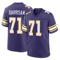 Punc MN.Vikings #71 Christian Darrisaw Player Purple Classic Home Game Stitched Jerseys