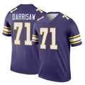 Punc MN.Vikings #71 Christian Darrisaw Player Purple Limited Classic Home Game Stitched Jerseys