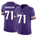 Punc MN.Vikings #71 Christian Darrisaw Player Purple Limited Vapor F.U.S.E. Home Game Stitched Jerseys