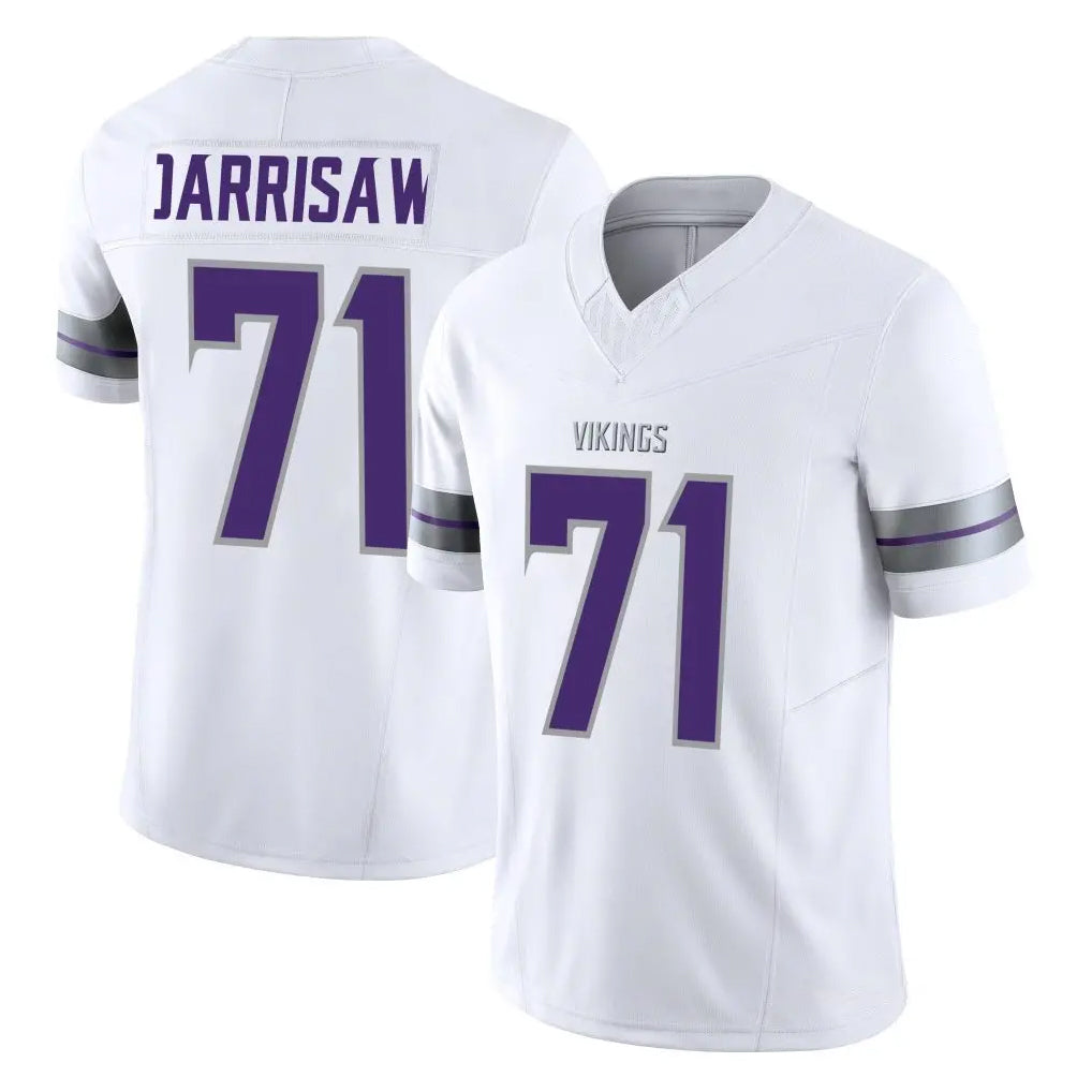 Punc MN.Vikings #71 Christian Darrisaw Player White Limited Alternate Vapor F.U.S.E. Home Game Stitched Jerseys