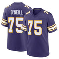 Punc MN.Vikings #75 Brian O'Neill Player Purple Classic Home Game Stitched Jerseys