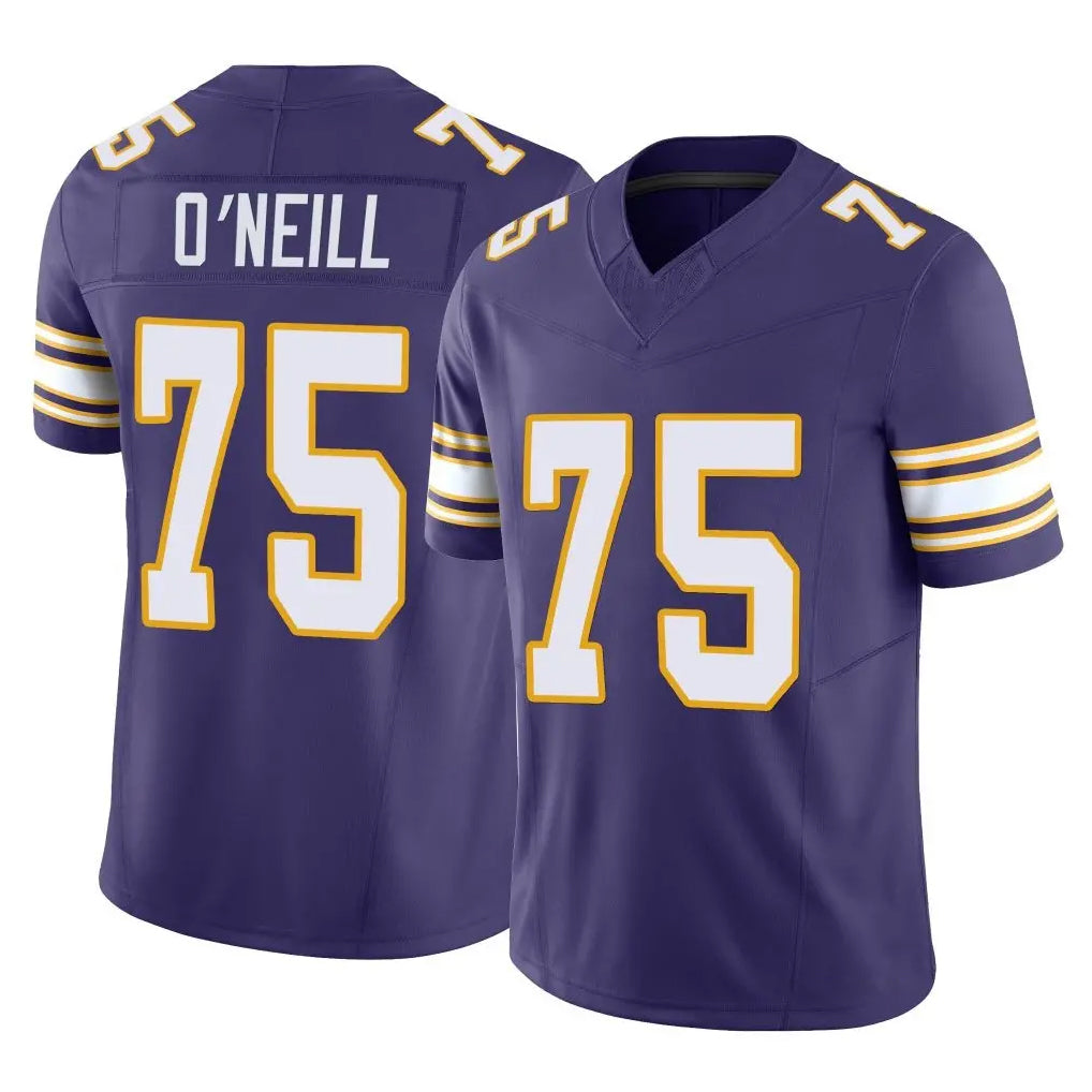 Punc MN.Vikings #75 Brian O'Neill Player Purple Limited Classic Vapor F.U.S.E. Home Game Stitched Jerseys