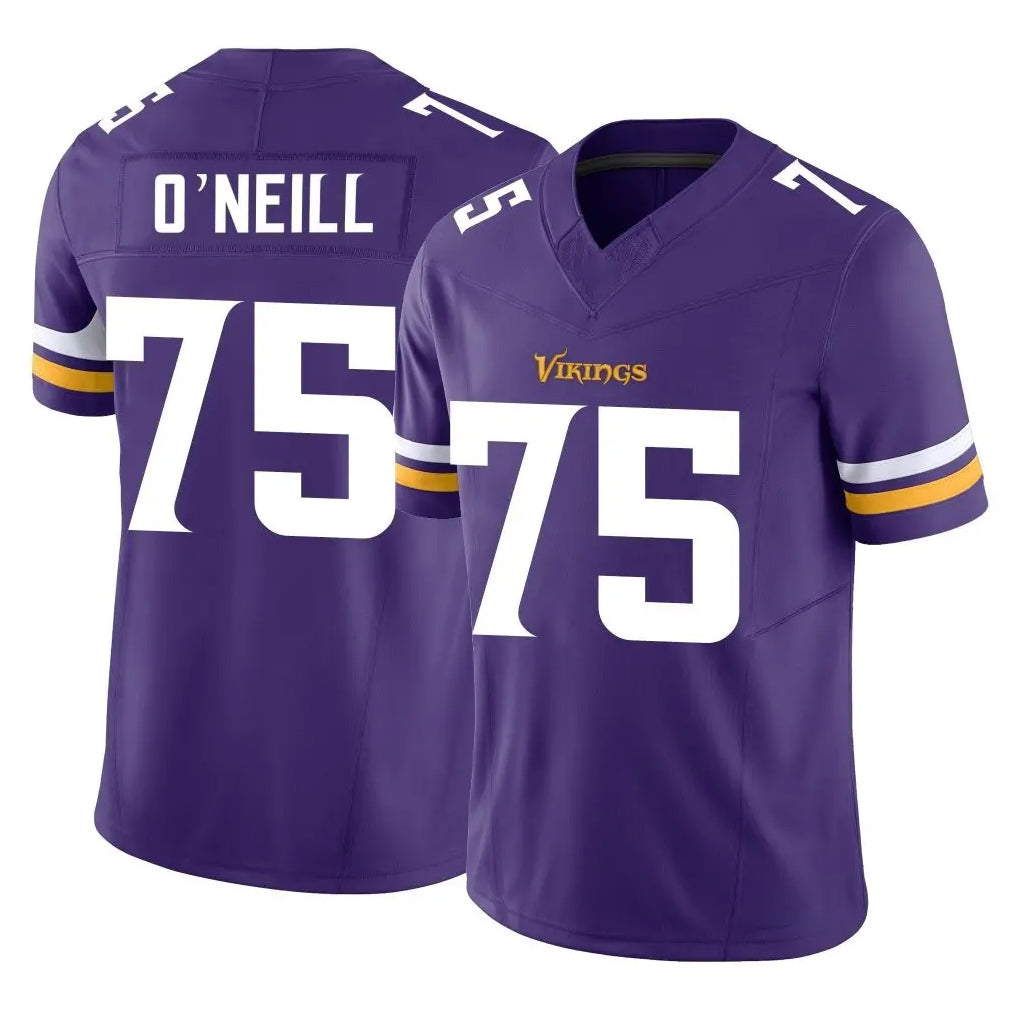 Punc MN.Vikings #75 Brian O'Neill Player Purple Limited Vapor F.U.S.E. Home Game Stitched Jerseys