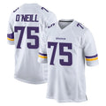 Punc MN.Vikings #75 Brian O'Neill Player White Home Game Stitched Jerseys