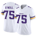 Punc MN.Vikings #75 Brian O'Neill Player White Limited Vapor F.U.S.E. Home Game Stitched Jerseys