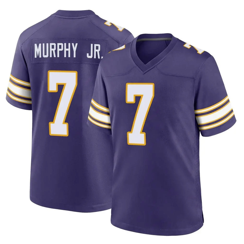 Punc MN.Vikings #7 Byron Murphy Jr. Player Purple Classic Home Game Stitched Jerseys