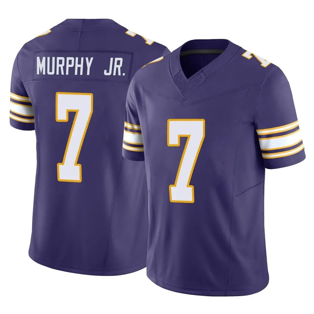 Punc MN.Vikings #7 Byron Murphy Jr. Player Purple Limited Classic Vapor F.U.S.E. Home Game Stitched Jerseys