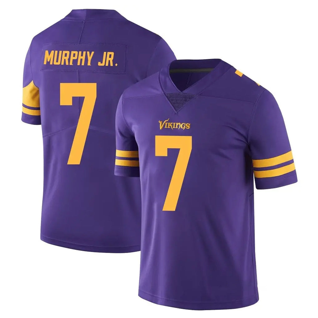 Punc MN.Vikings #7 Byron Murphy Jr. Player Purple Limited Color Rush Home Game Stitched Jerseys