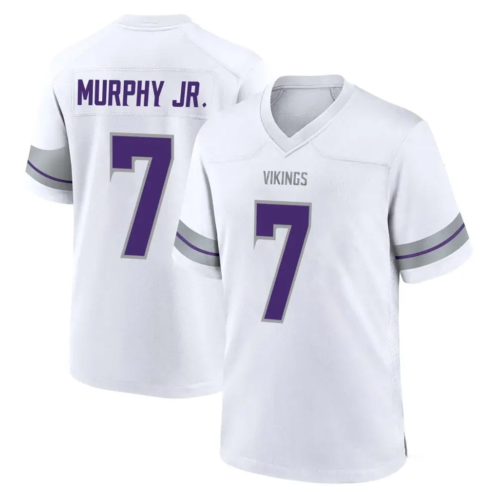 Punc MN.Vikings #7 Byron Murphy Jr. Player White Alternate Home Game Stitched Jerseys