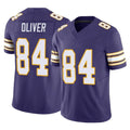 Punc MN.Vikings #84 Josh Oliver Player Purple Limited Classic Vapor F.U.S.E. Home Game Stitched Jerseys