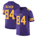 Punc MN.Vikings #84 Josh Oliver Player Purple Limited Color Rush Home Game Stitched Jerseys