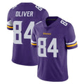 Punc MN.Vikings #84 Josh Oliver Player Purple Limited Vapor Untouchable Home Game Stitched Jerseys
