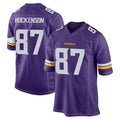 Punc MN.Vikings #87 T.J. Hockenson Player Purple Home Game Stitched Jerseys