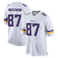 Punc MN.Vikings #87 T.J. Hockenson Player White Home Game Stitched Jerseys