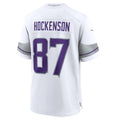 Punc MN.Vikings #87 T.J. Hockenson White Alternate Game Player Jersey American Stitched Jersey