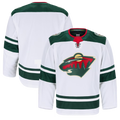 Punc M.Wild White Away Authentic Pro Jerseys