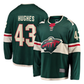 Punc M.Wild #43 Quinn Hughes Green Home Breakaway Jerseys