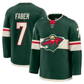 Punc M.Wild #7 Brock Faber Green Anniversary Premium Jerseys