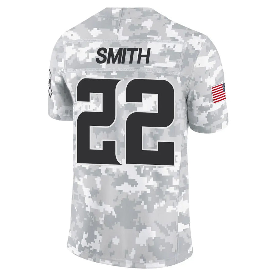 Punc MN.Vikings #22 Harrison Smith Player Arctic Camo Salute to Service Limited Stitched Jerseys