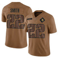 Punc MN.Vikings #22 Harrison Smith Player Brown Salute To Service Limited Stitched Jerseys