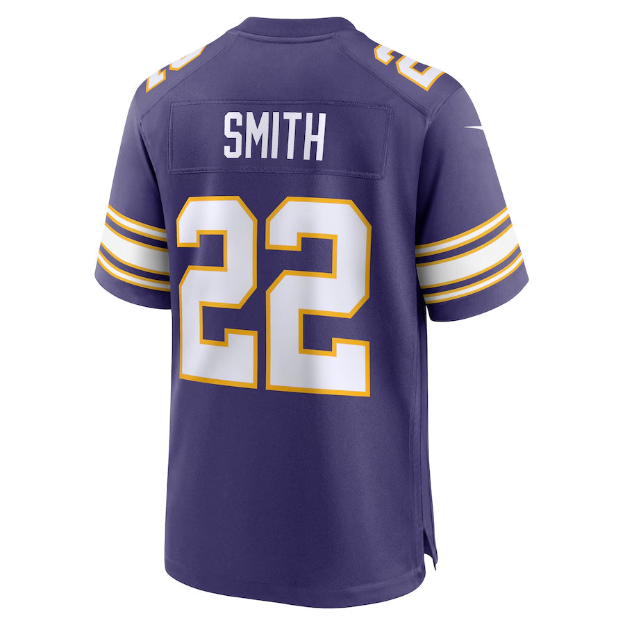 Punc MN.Vikings #22 Harrison Smith Player Purple Classic Game Stitched Jerseys