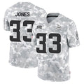 Punc MN.Vikings #33 Aaron Jones Player Arctic Camo Salute to Service Limited Stitched Jerseys