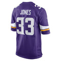 Punc MN.Vikings #33 Aaron Jones Player Purple Home Game Stitched Jerseys