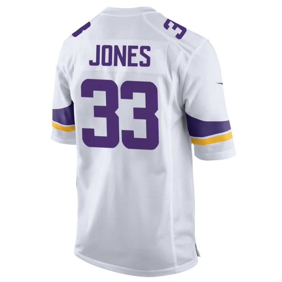 Punc MN.Vikings #33 Aaron Jones Player White Home Game Stitched Jerseys