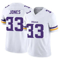 Punc MN.Vikings #33 Aaron Jones Player White Vapor F.U.S.E. Limited Stitched Jerseys