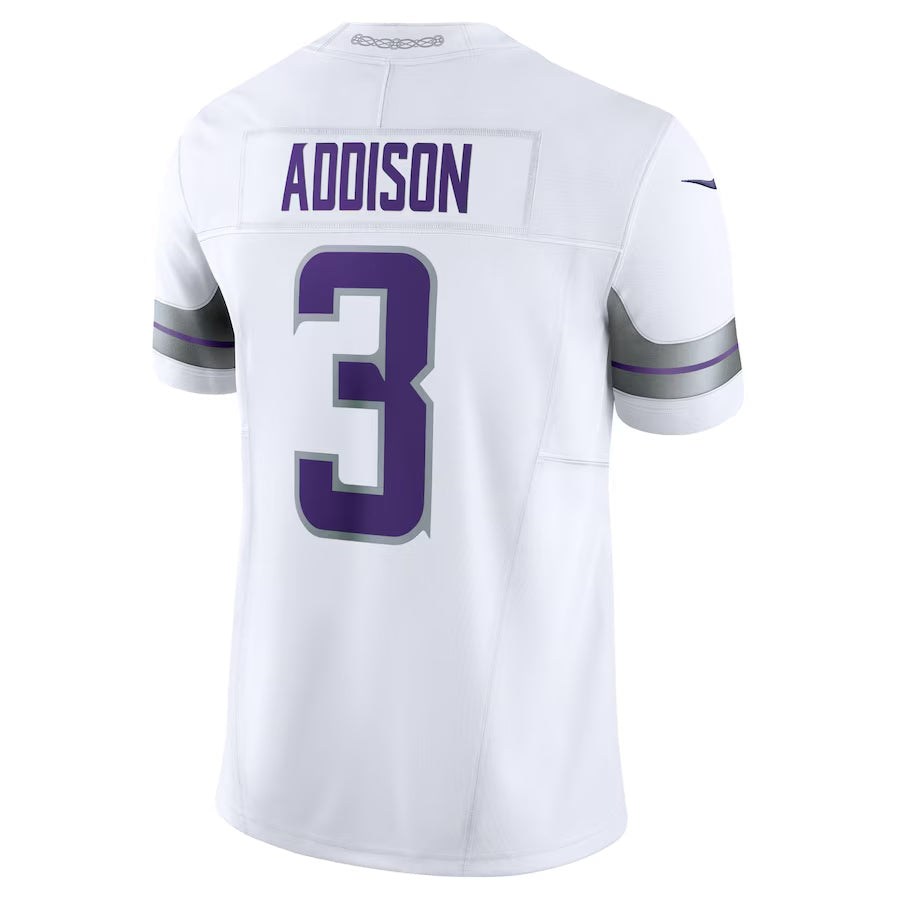 Punc MN.Vikings #3 Jordan Addison Player Alternate Vapor F.U.S.E. Limited Stitched Jerseys