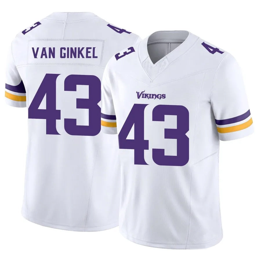 Punc MN.Vikings #43 Andrew Van Ginkel Player White Vapor F.U.S.E. Limited Stitched Jerseys