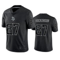Punc MN.Vikings #87 T.J. Hockenson Player Black REFLECTIVE Limited Stitched Jerseys