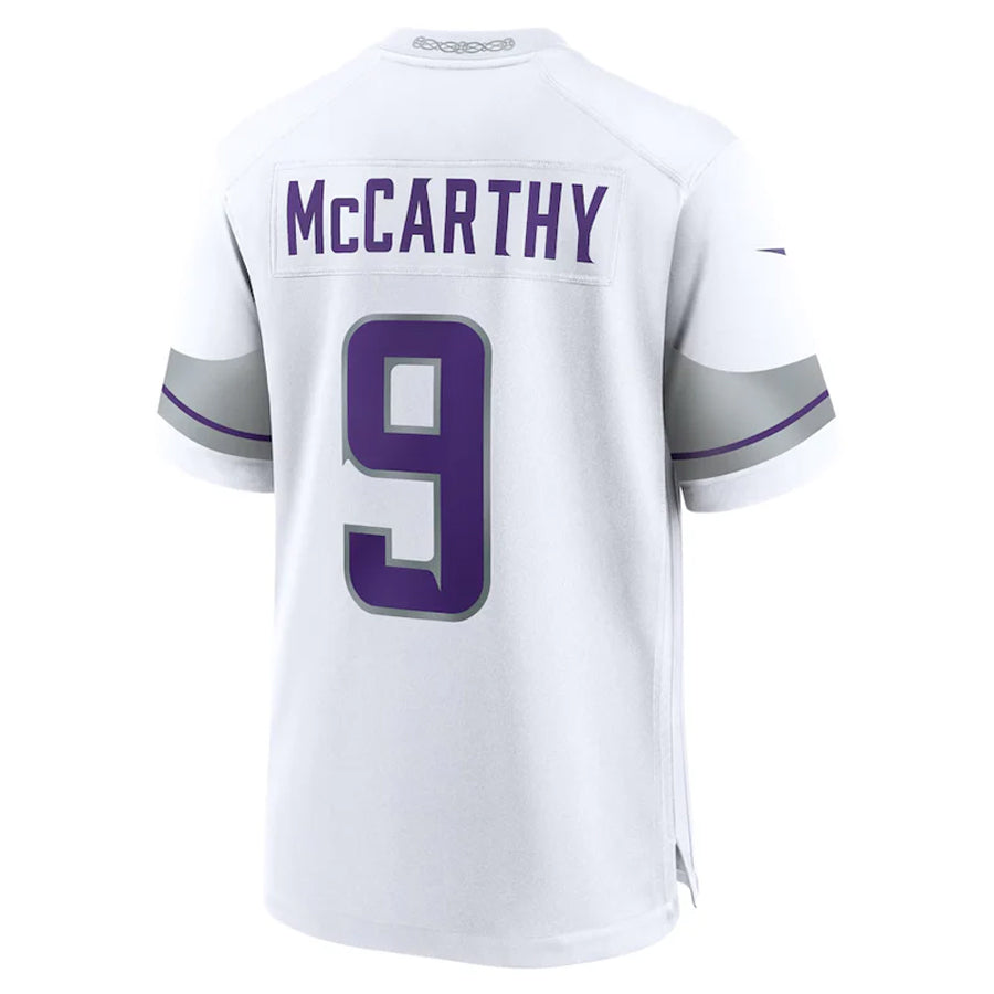 Punc MN.Vikings #9 J.J. McCarthy Player White Alternate Game Stitched Jerseys