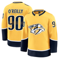 Punc N.Predators #90 Ryan O'Reilly Yellow Home Premium Jerseys