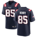 Punc NE.Patriots #85 Hunter Henry Navy Game Home Jerseys