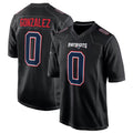 Punc NE.Patriots #0 Christian Gonzalez Player Carbon Fashion Limited Home Game Stitched Jerseys