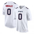Punc NE.Patriots #0 Christian Gonzalez Player White Fashion Limited Home Game Stitched Jerseys