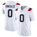 Punc NE.Patriots #0 Christian Gonzalez Player White Vapor Untouchable Home Game Stitched Jerseys