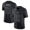 Punc NE.Patriots #10 Drake Maye Player Black REFLECTIVE Limited Stitched Jerseys