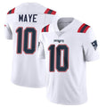 Punc NE.Patriots #10 Drake Maye Player White Vapor Untouchable Home Game Stitched Jerseys